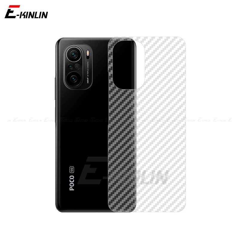 5 шт. мягкая задняя пленка из углеродного волокна для XiaoMi Mi PocoPhone POCO F3 C3 X3 NFC F2 M3 M2 Pro