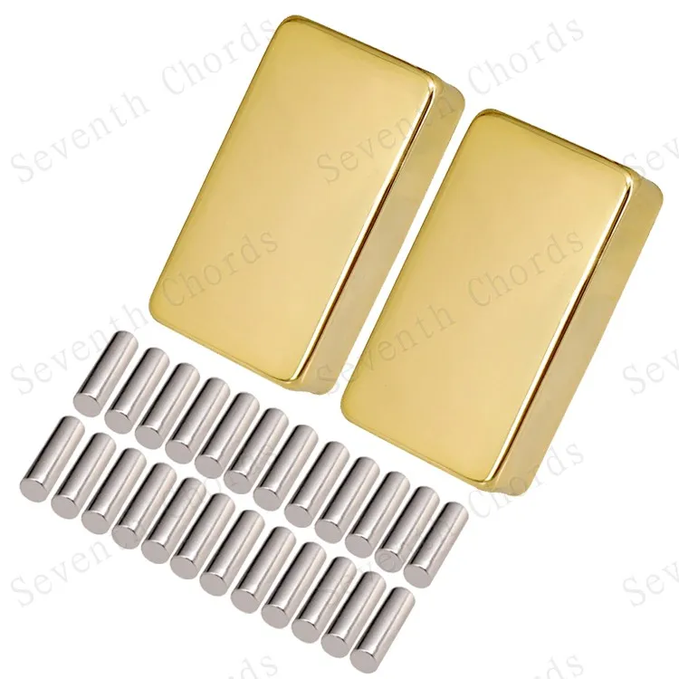 Набор запечатанный закрытый корпус из латуни Электрогитары хамбакер чехлы с