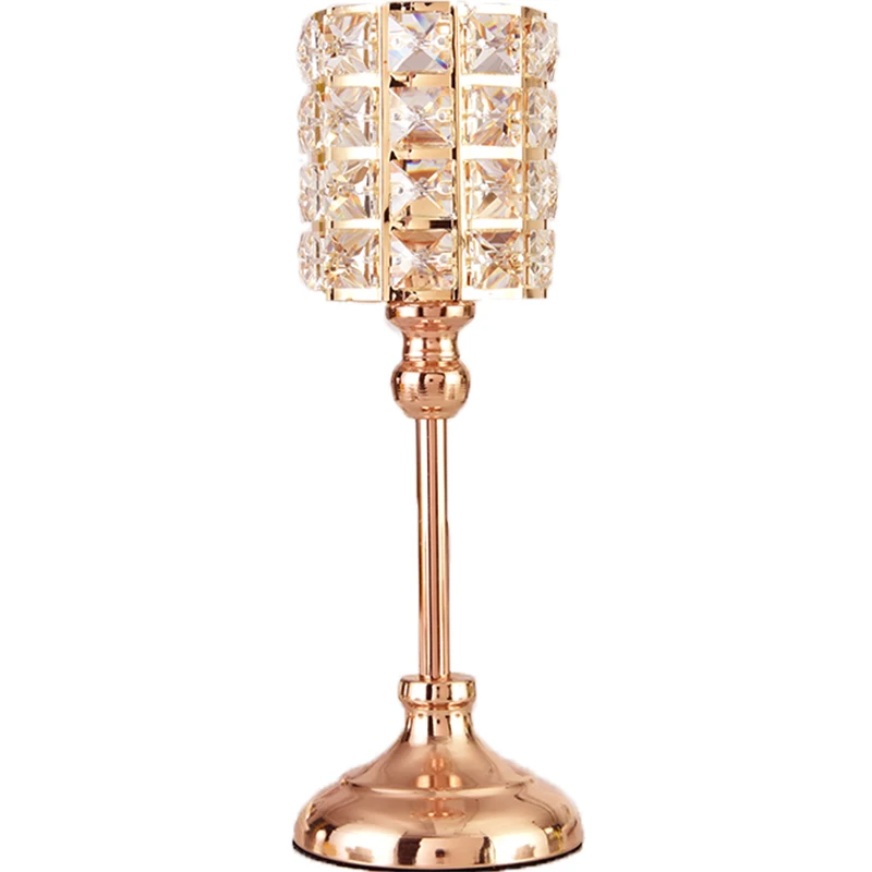 

Креативный металлический подсвечник золотые роскошные свадебные центральные части подсвечники столовая люстра домашний декор EA60ZT