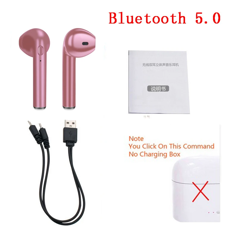 Двойные беспроводные bluetooth наушники Twins Bluetooth I7 TWS & I7S Tws с зарядной док