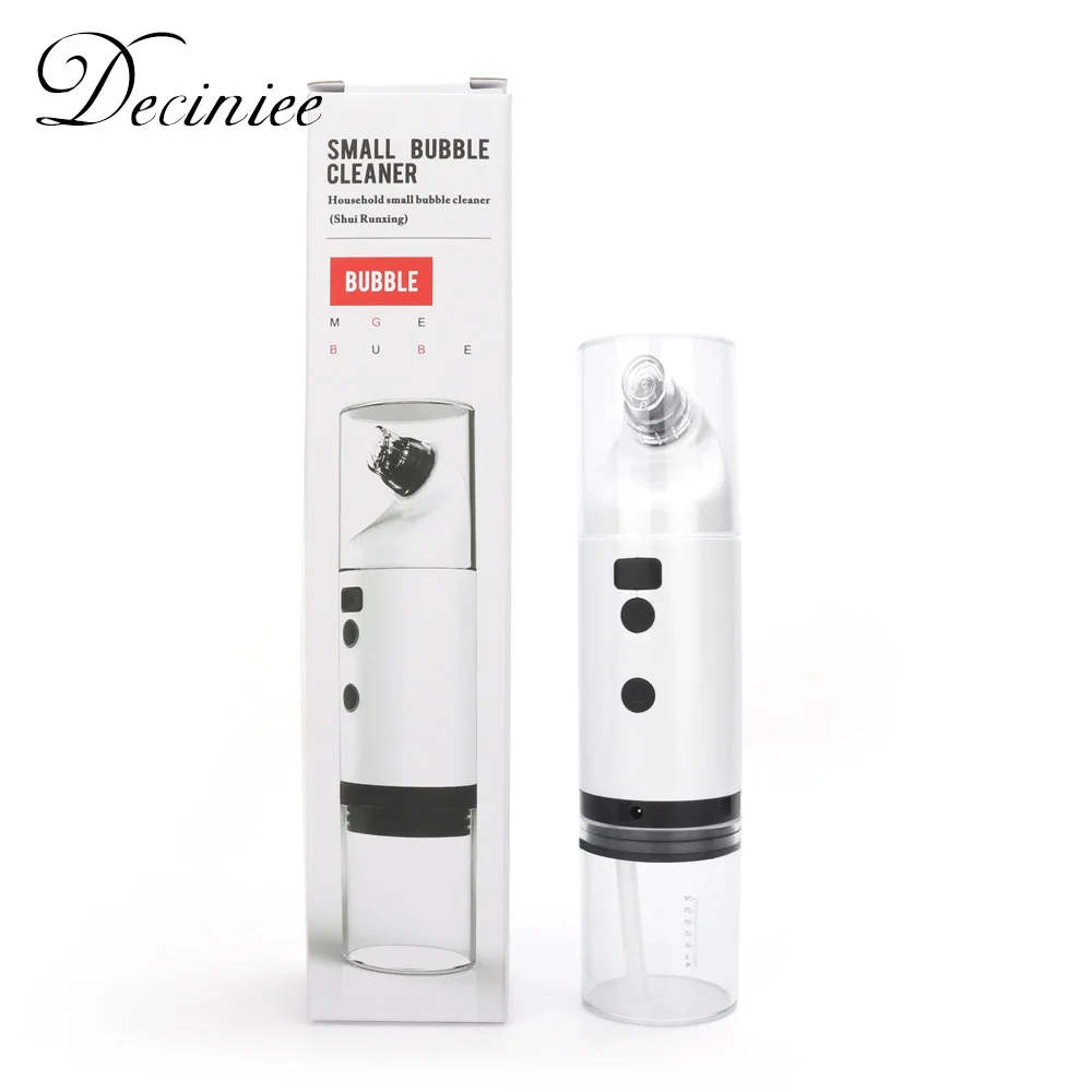 Маленький пузырьковый электрический пылесос для очистки лица удаление черных