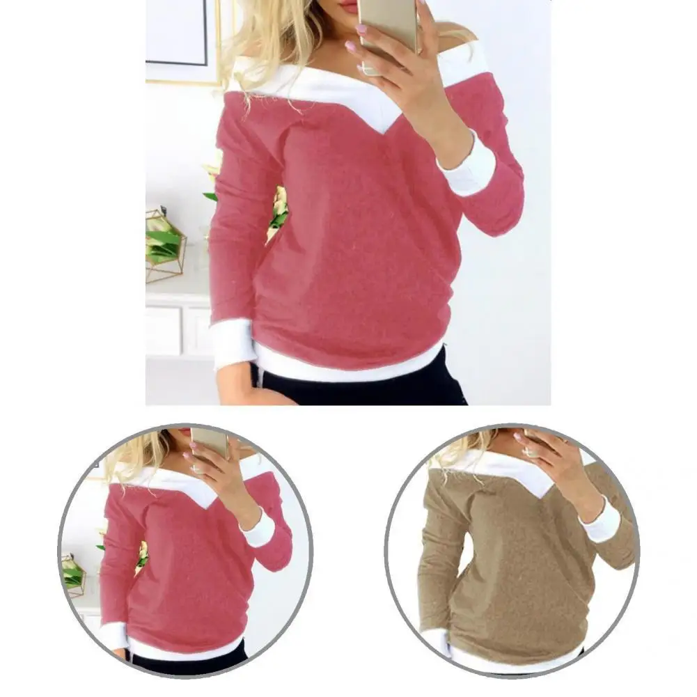 

Elastic Breathable Off Shoulder V-Neck Party Blouse for Cocktail Party