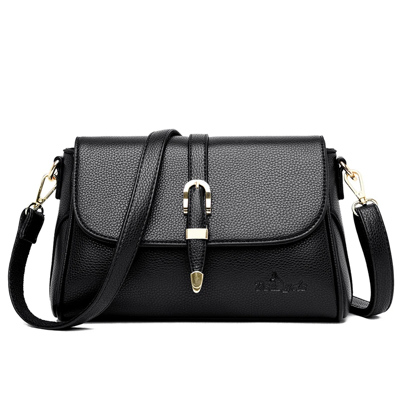 Женские кожаные сумки мессенджеры винтажные клатчи с клапаном на плечо 2019|Сумки