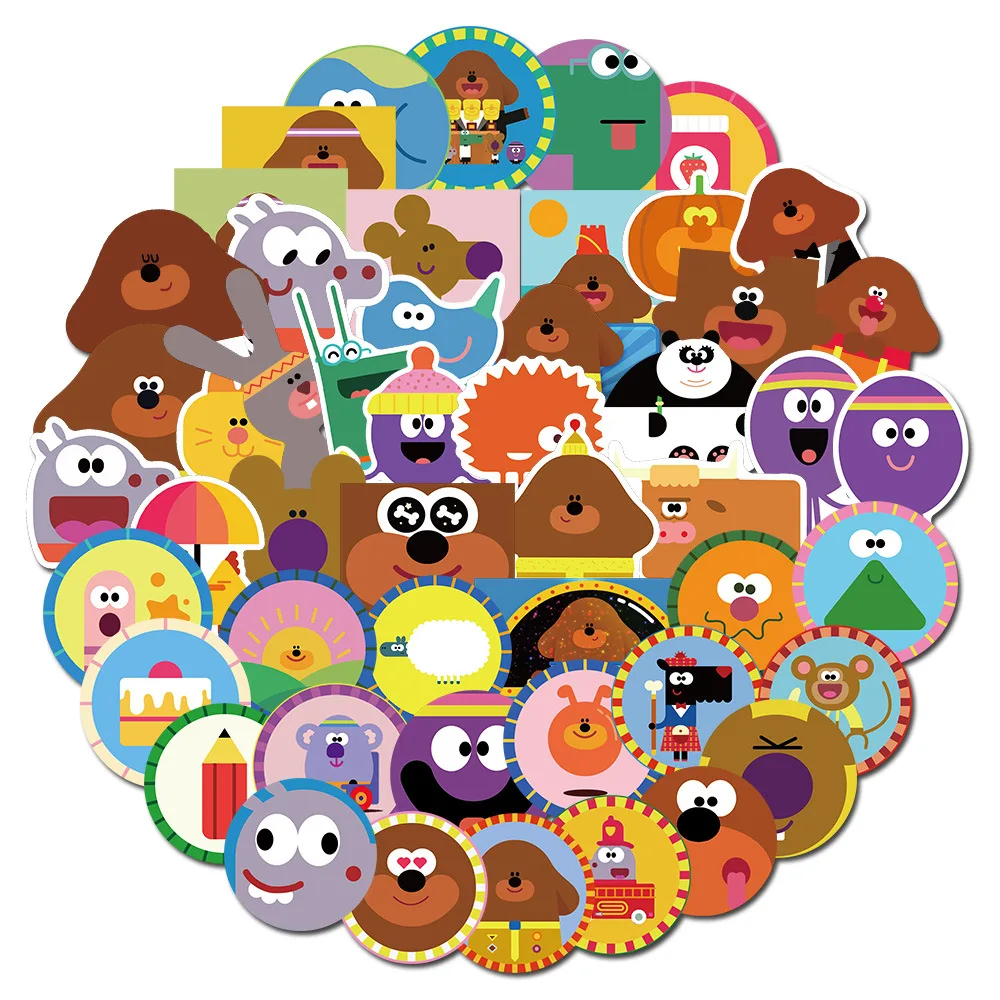 

50PCS Cartoon Preschool Education Graffiti Stickers Scooter Notebook Waterproof Guitar Decoration Toys Wholesale