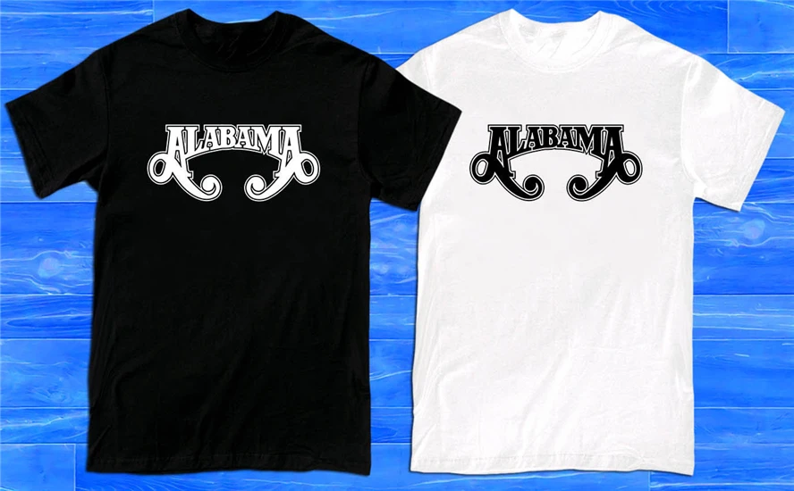 Alabama американский кантри Группа Логотип Мужская Футболка размер S до 2Xl свободный