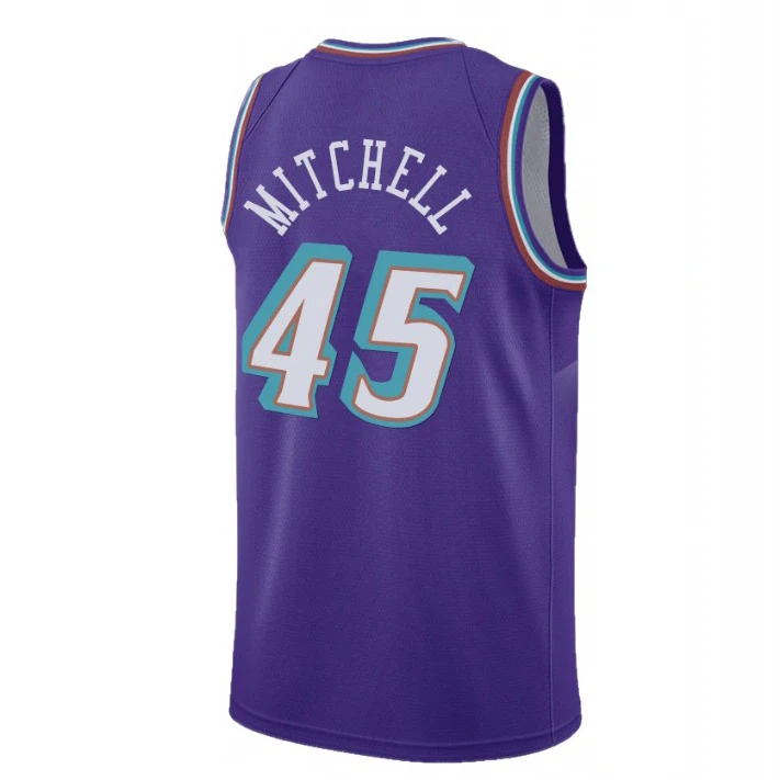 

American Basketball Jerseys Clothes #45 European Size Ball Pants T Shirts Cool Tops Loose Clothing 2XL