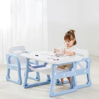 Kids Table And Chairs Set 2 Color Toddler Activity Chair Best For Toddlers Lego Reading Drawing Home Use Drop