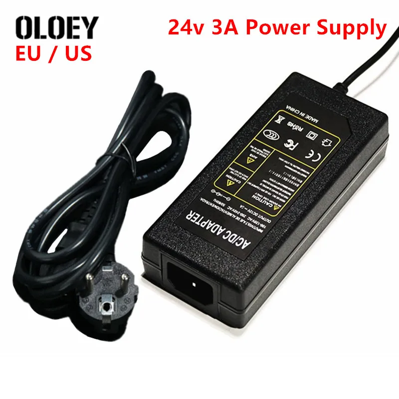 Универсальный DC5525 AC 100v 240v DC/DC 24v 3A Питание адаптер переключения SH72 паяльник для