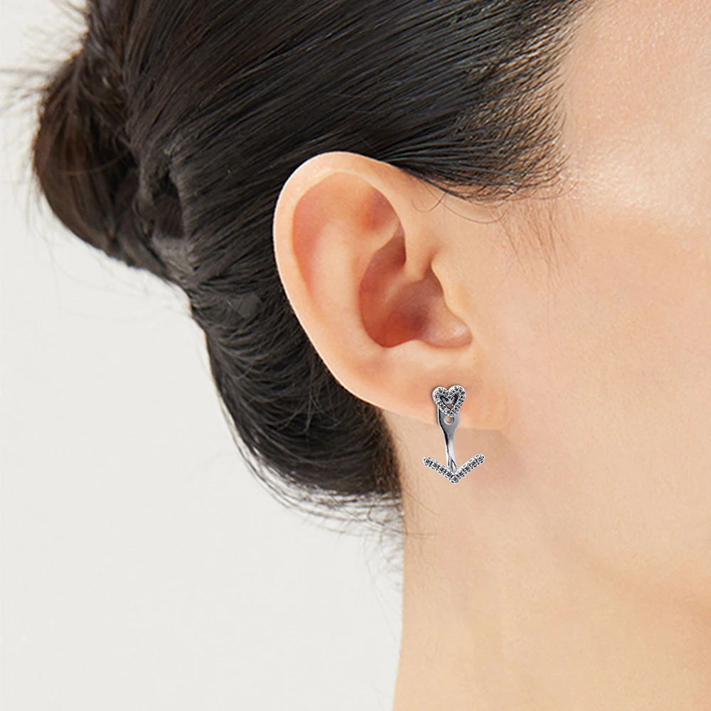 

Valentine's Day Gift Girlfriend 2021 New Rose Golden Earrings Jewelry Long Chain Small Ball Women Earrings