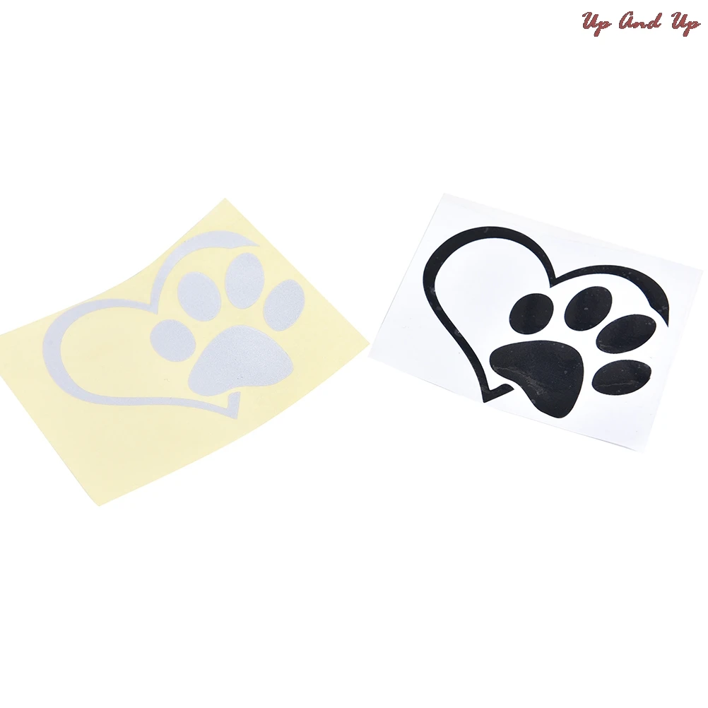 Наклейка на автомобиль грузовик бампер с окошком встроенное сердце кошка собака