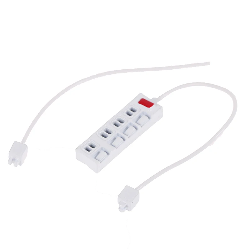 

1:12 Miniature Dollhouse Socket Charging Cable for Mini Mobile Phone Decoration Doll House Accessories