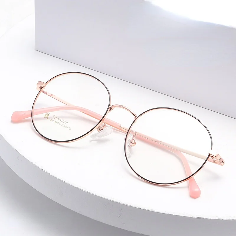 

Китайские очки, оптовая продажа, металлическая оправа для очков, небольшая оправа, немагнитные титановые оптические очки для близорукости, ...