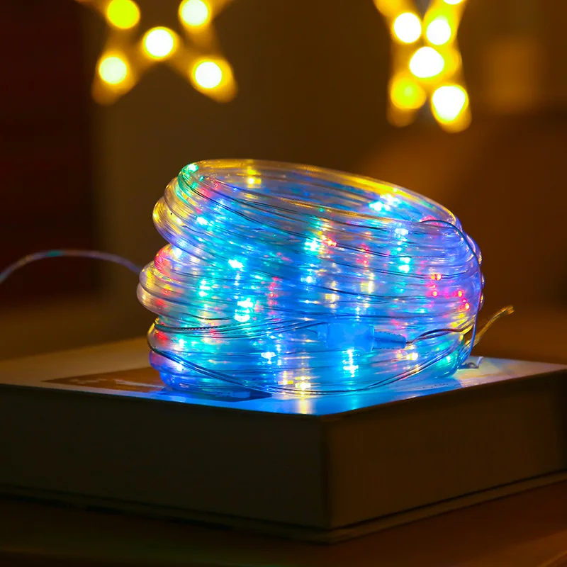 

100 LED Light String Outdoor Waterproof for Garden Decoration Powered Lamp Rope Strip Fairy Lights Christmas Wedding outdoor