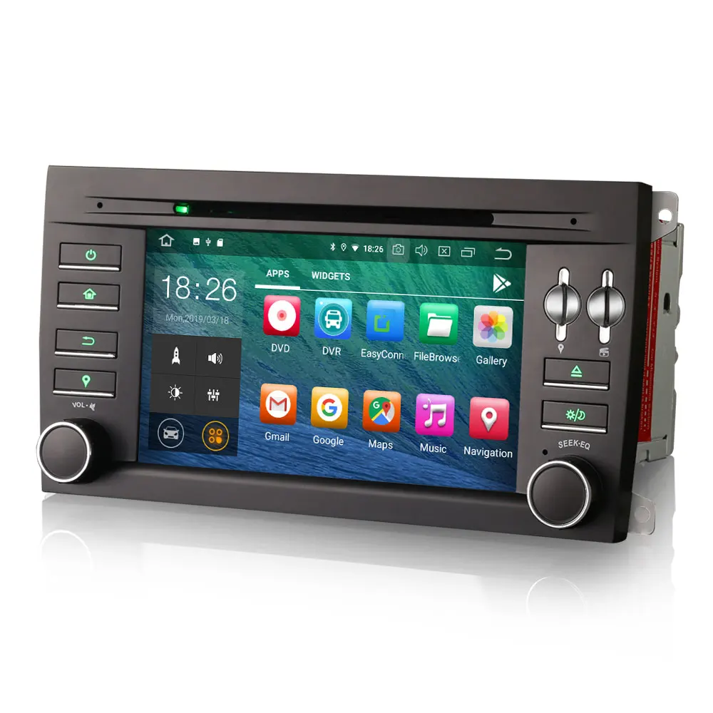 Erisin ES4897S 7 дюймовый автомобильный dvd плеер android 9 0 2G Оперативная память PX30 DAB OBD WI FI 3g