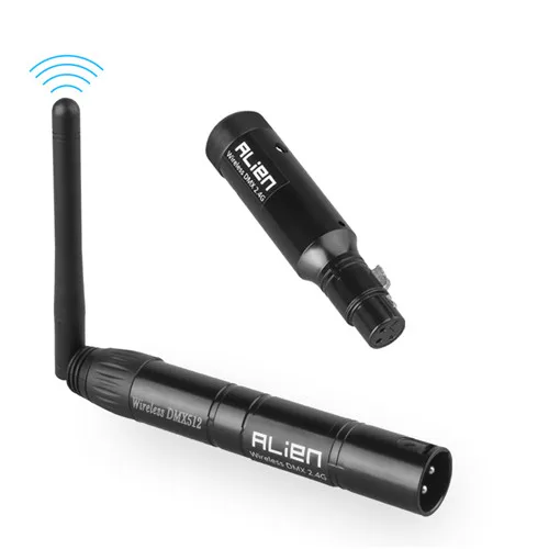 1T1R ALIEN Recharge 2,4G ISM беспроводной DMX 512 Dfi контроллер приемник XLR передатчик для дискотеки DJ вечерние панели для DMX сценический светильник - Цвет: 1T1R