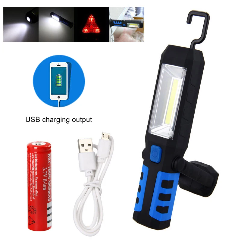 3 Вт COB светодиодный светильник для проверки работы с поворотным крюком