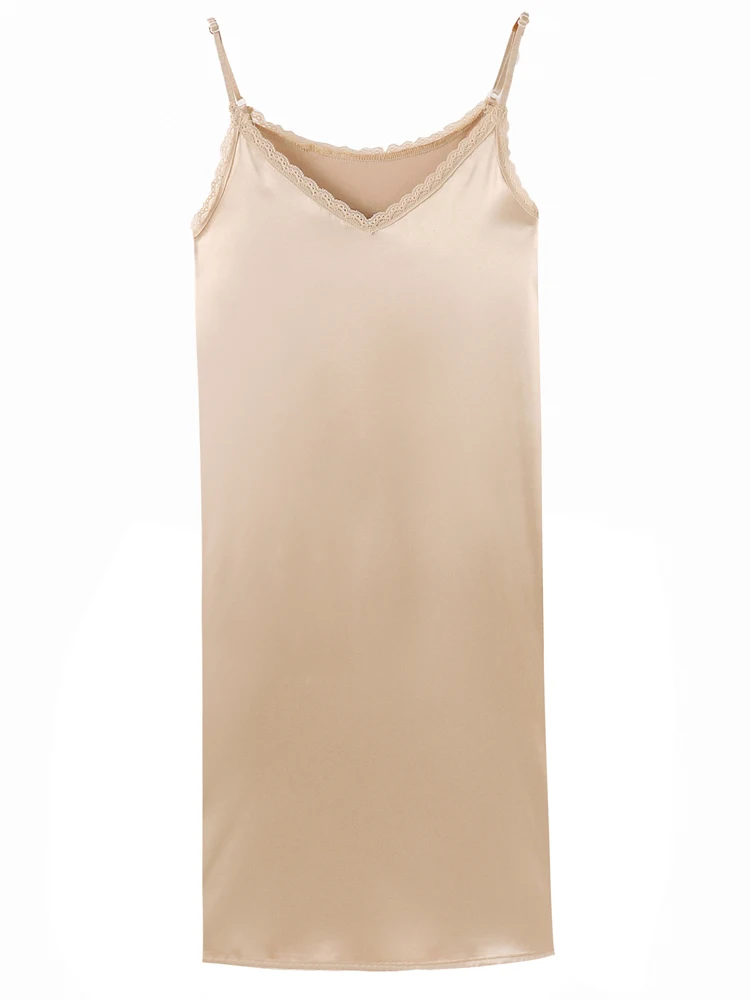 

2021 Summer New Long Tank Top Dress Women Silk Sexy Bodycon Fashion Slip Vest Lace Camis Solid Casual Halter Luxury Runway