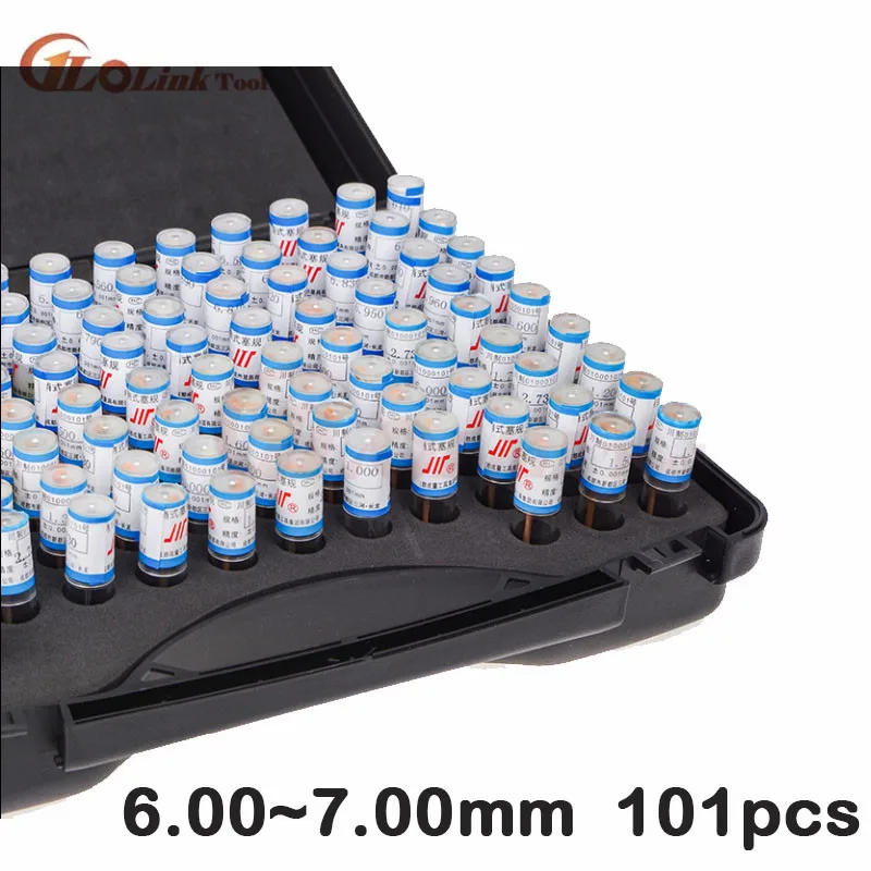 

1.00~2.00mm~3.00mm~4.00~10mmPrecision Steel Pin Gauge step 0.01mm Smooth Plug Gauge Hole Gauge set pin Measuring Tool,101pcs/lot