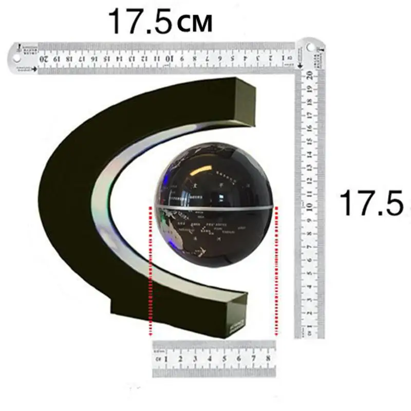 Светодиодный светильник 3 дюйма плавающий ночник с магнитной левитацией глобус