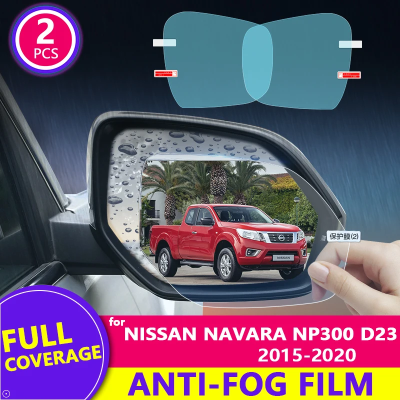 Автомобильная противотуманная Зеркальная Наклейка для Nissan Navara NP300 D23 2015 2020 2018
