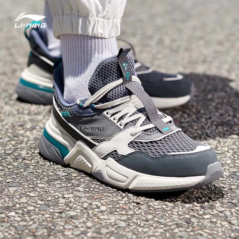 Li-Ning/Мужская обувь 001 R-1, Классическая обувь для отдыха, стиль жизни,, Ретро стиль, обувь для папы, спортивные кроссовки с подкладкой, AGCP061 YXB308