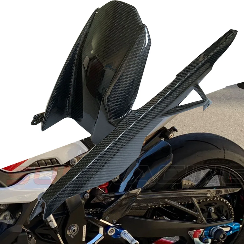 

For BMW S1000RR S 1000 RR 2019 2020 2021 Carbon fiber Motorcycle Rear Fender Splash Mud Dust Guard Mudguard S1000RR 2019-2021