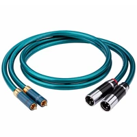 hifi 8n occ ortofon rca cable hi end cd amplifier interconnect 2rca to 2xlr male female audio cable