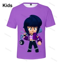 nita and starboys girls cartoon jacket tops teen clothes 3 to 14 years spike kids tshirt shooting game 3d print shirt