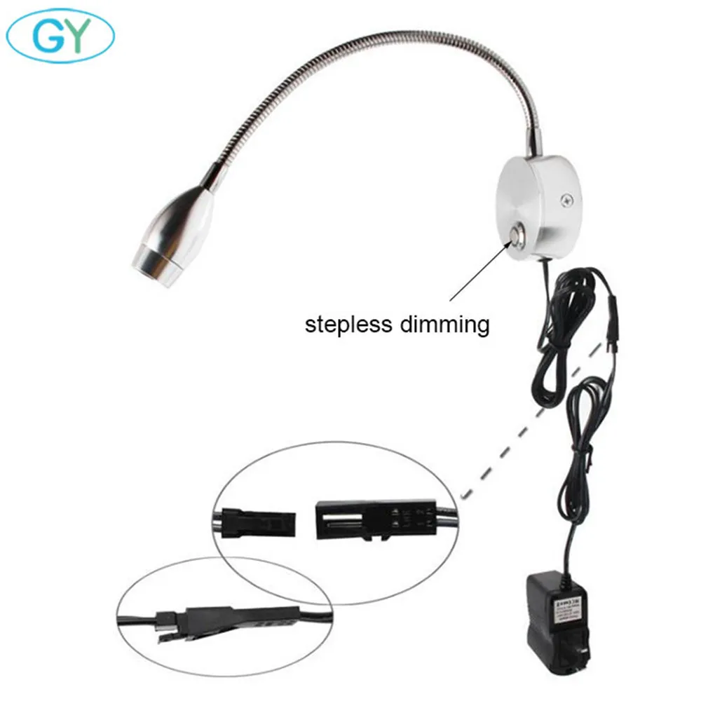 Сенсорные лампы для чтения с регулируемой яркостью светодиодный настенный