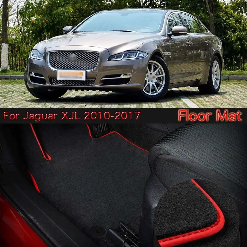 

Автомобильные коврики smRKE для Jaguar XJL 2010-17, коврики, индивидуальные противоскользящие коврики из гидрофильного волокна, передние и задние, по...