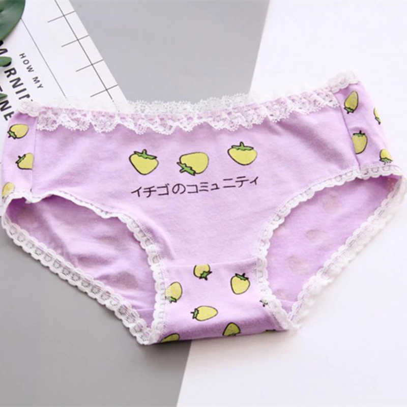 Фото Женские сексуальные милые Kawaii японское клубничное нижнее белье пастельные Женские сексуальные милые Kawaii японское клубничное нижнее белье пастельные
