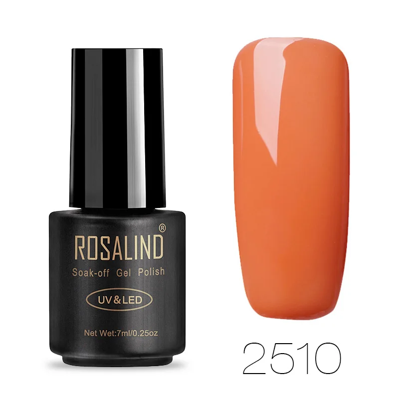 RA2510 ROSALIND Розовый фиолетовый серия гель лак для ногтей все для маникюра ногти маникюр Топ База Набор дизайн ногтей гель лаки - Цвет: RA2510