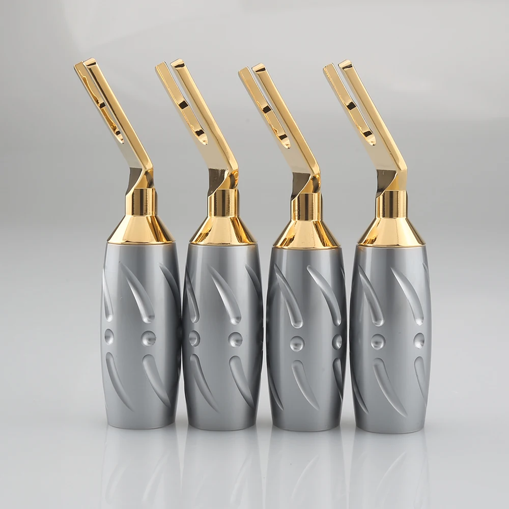 Вилка Viborg VS701G медная, чистая, красная, позолоченная