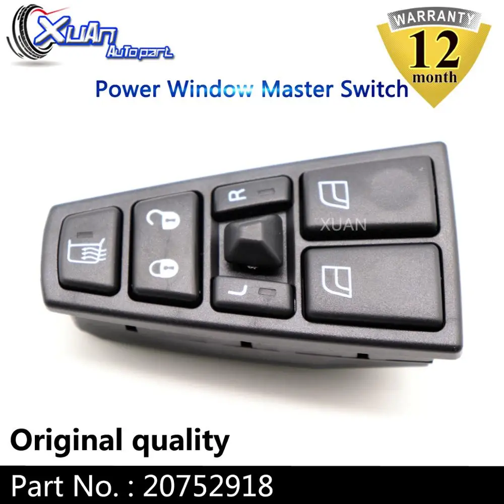 

Главный переключатель управления стеклоподъемником 20752918, для грузовиков Volvo FM9, FM12, FH12, FH13, FH, FM, VN, VNL, VNM, XUAN