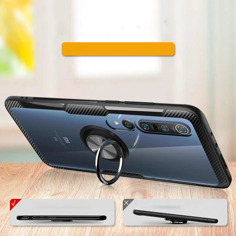 

XNCORN Hot Carbon Fiber Protective Case Phone Case For XiaoMi 10& 10Pro For RedMI Note 8 Pro Shockproof Phone Cover