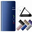 Роскошный зеркальный флип-чехол для Redmi Note 9 Pro, 9S, Note10, 4G, зеркальная подставка, хромированный чехол