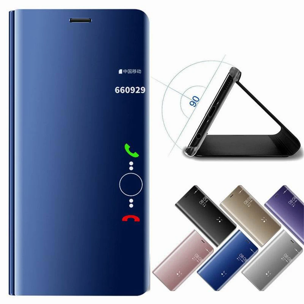 Роскошный зеркальный чехол с откидной крышкой для Xiaomi Redmi 8A 7A 7 6 5 4 6A 5A 4A 4X|Бамперы| |