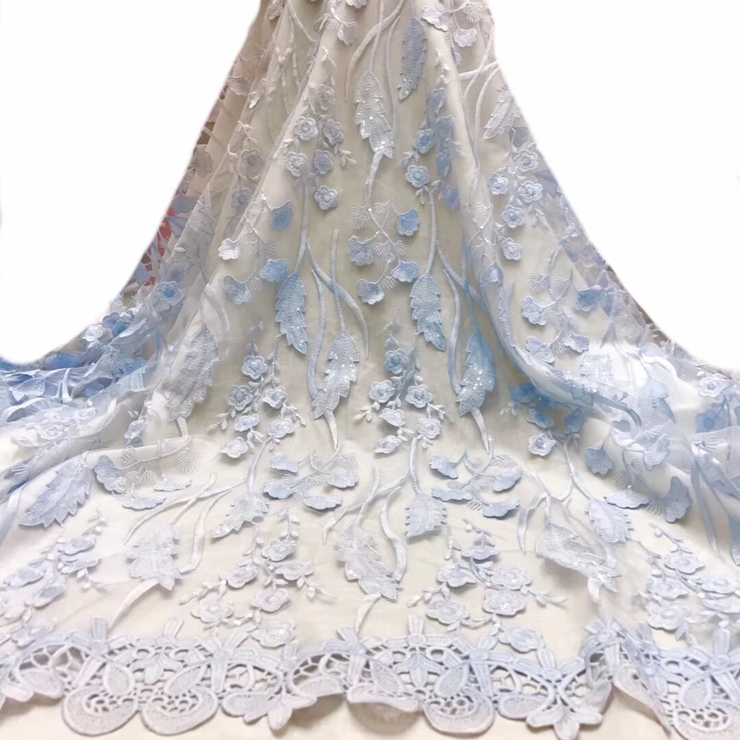 Африканская кружевная ткань 2020 высококачественная французская сетка вышитая