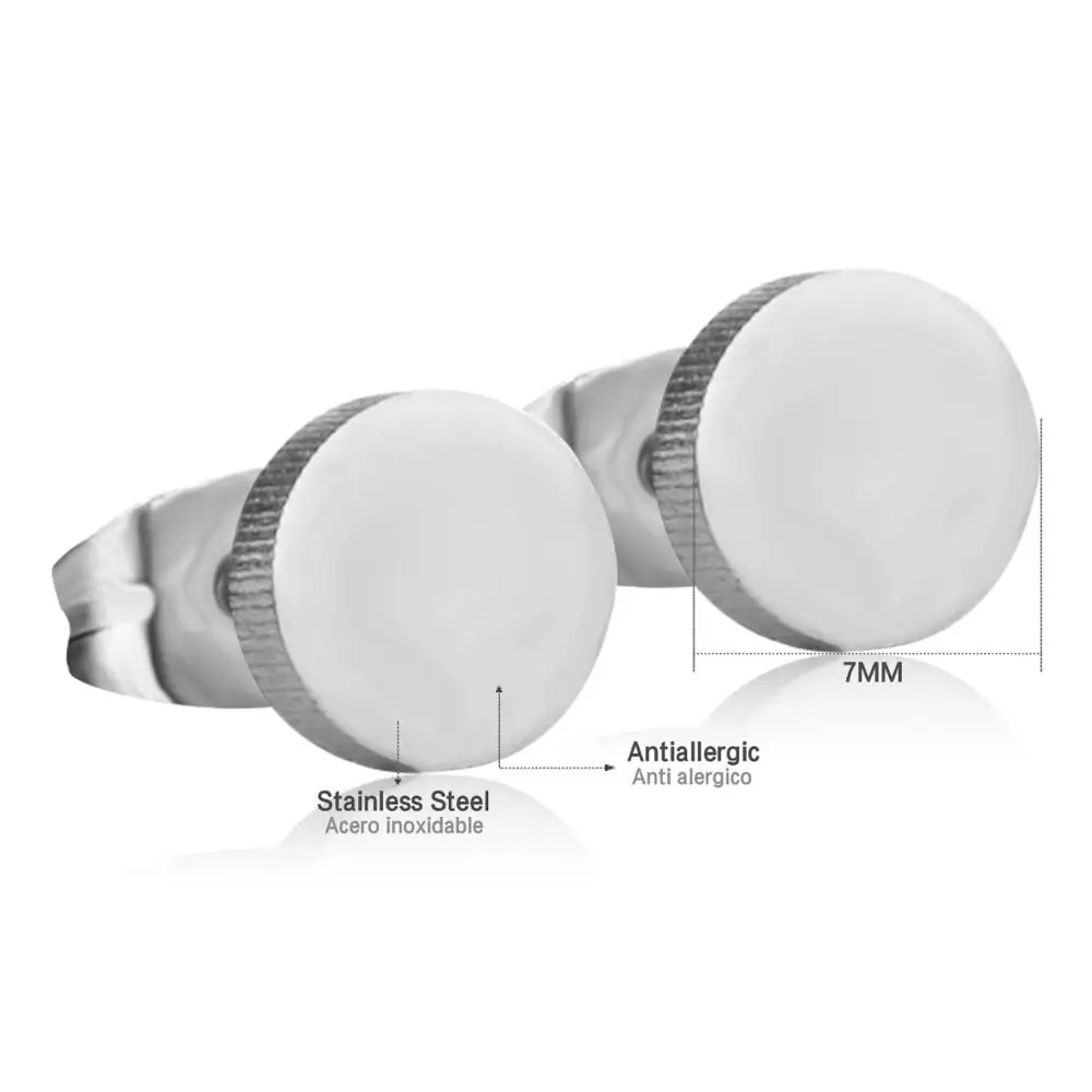 Женские серьги гвоздики из нержавеющей стали 10 парт| |