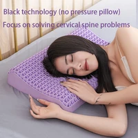 neck bed pillow cool tpe high elasticity orthopedics shoulder pain protection cervical spine belt protective cover sleep travel