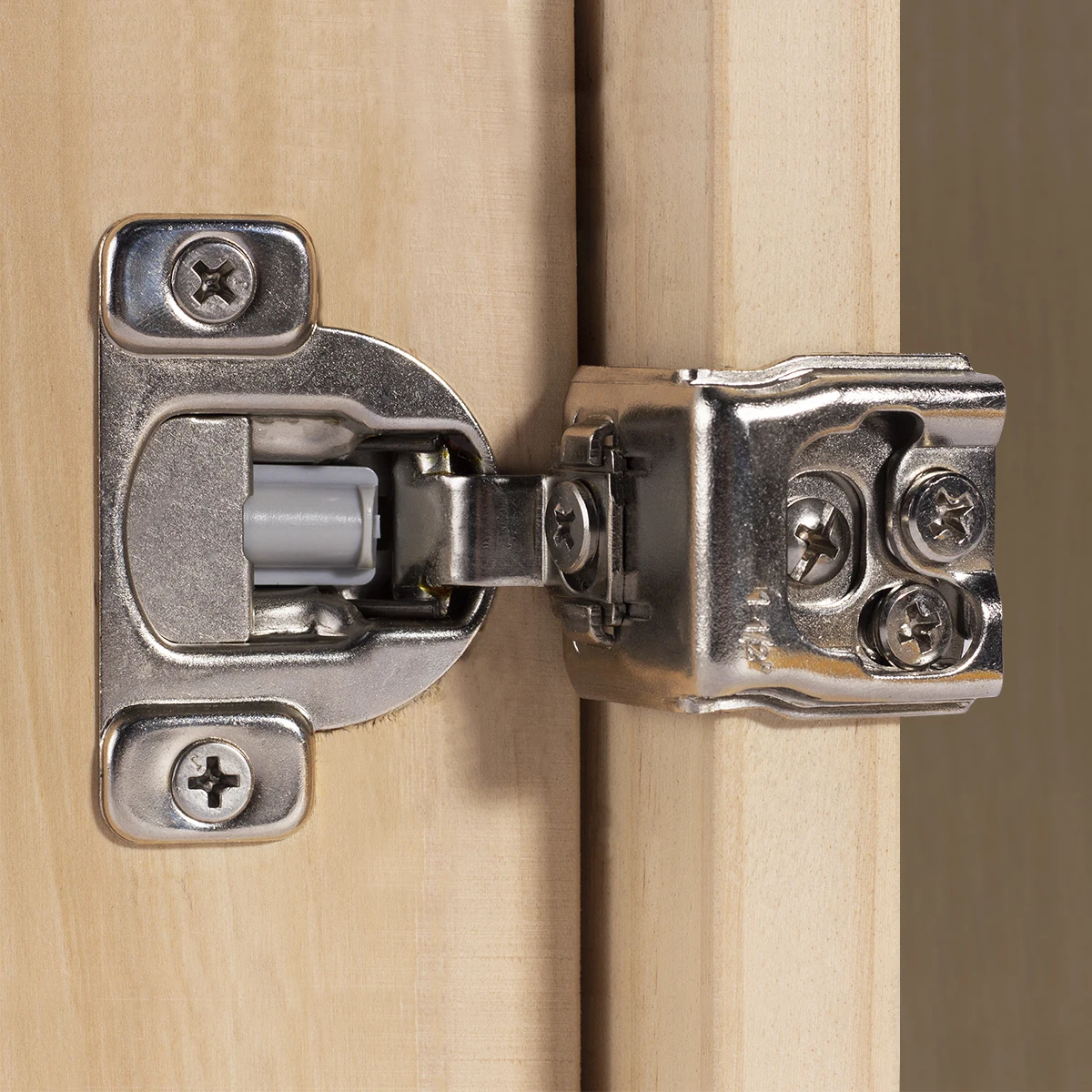 

1-1/4 Inch Soft Closing Cabinet Hinge Satin Nickel Hinges for Kitchen Furniture Face Frame Door
