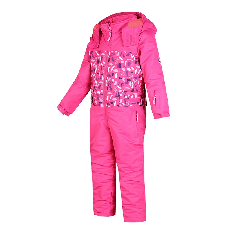 Зимний лыжный костюм для девочек и мальчиков водонепроницаемая куртка с
