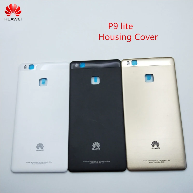 Стеклянный корпус Huawei P9 Lite Крышка батарейного отсека запасная задняя крышка для