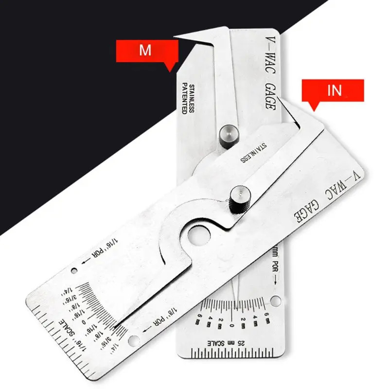 Метрический Императорский сварочный Калибр кусачий край подрезанный осмотр