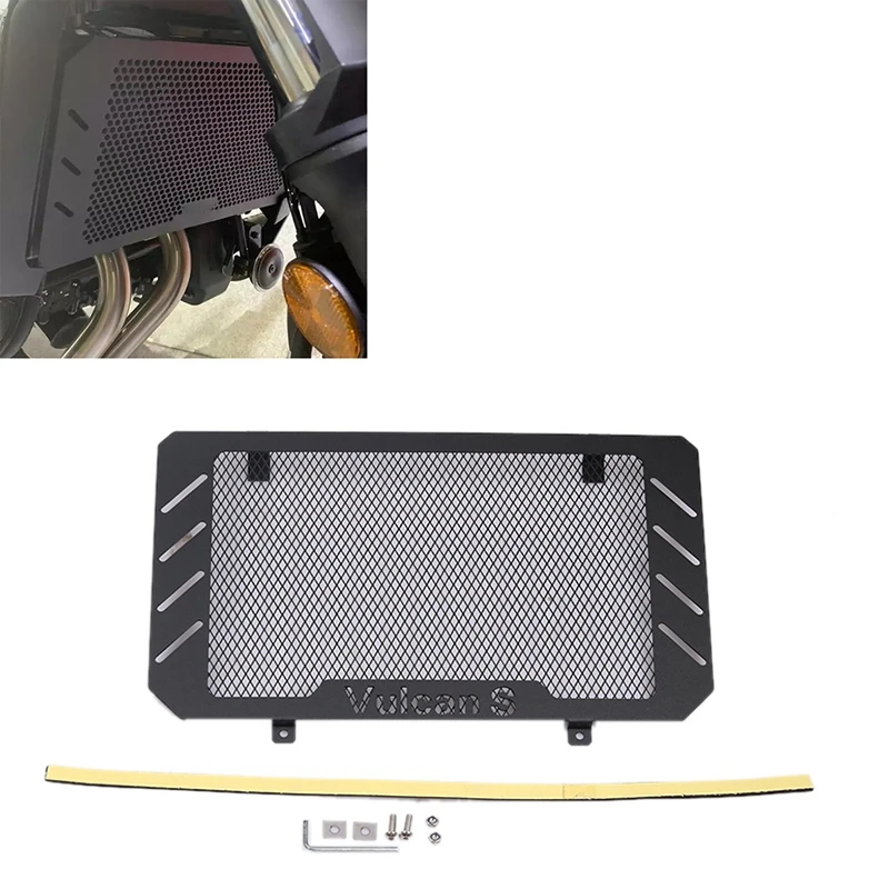 

Motorcycle Engine Radiator Bezel Grille Protector Grill Guard Cover for Kawasaki VULCAN S 2015-2018 VULCAN 650