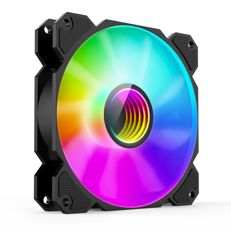 

Jonsbo ARGB Shadow 12cm Case Fan 120mm 5V Addressable RGB Lighting PWM Quiet For Computer Chassis Cooling CPU Cooler