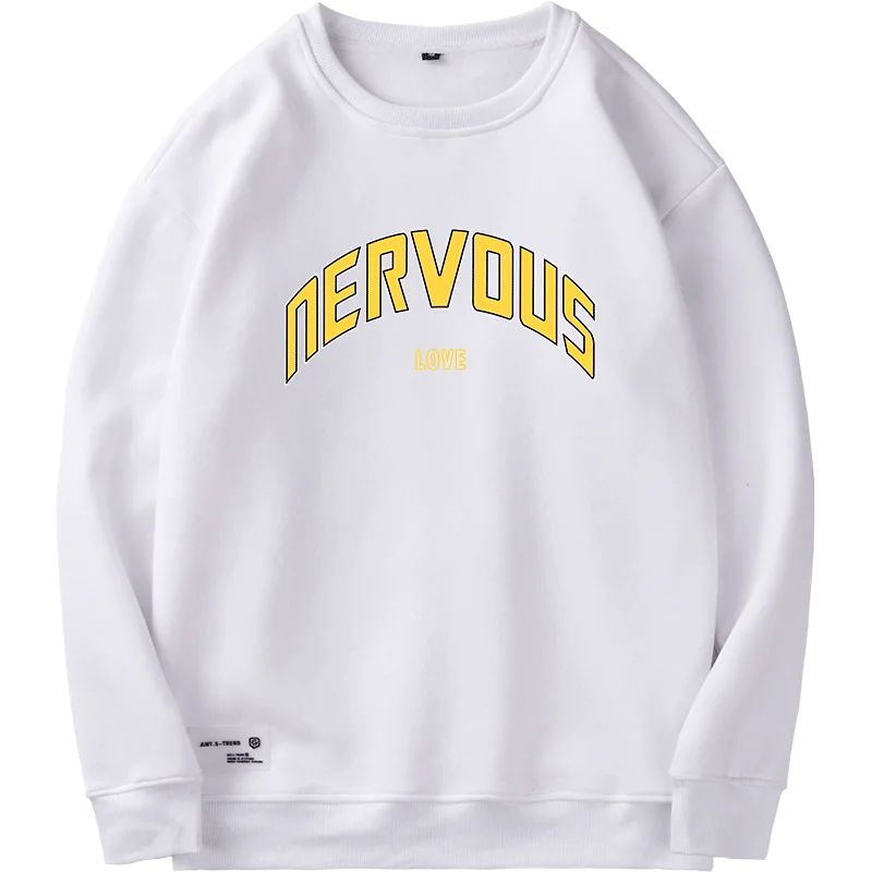 

Мужская осенне-зимняя Толстовка MANLORIC с круглым вырезом и принтом Harajuku