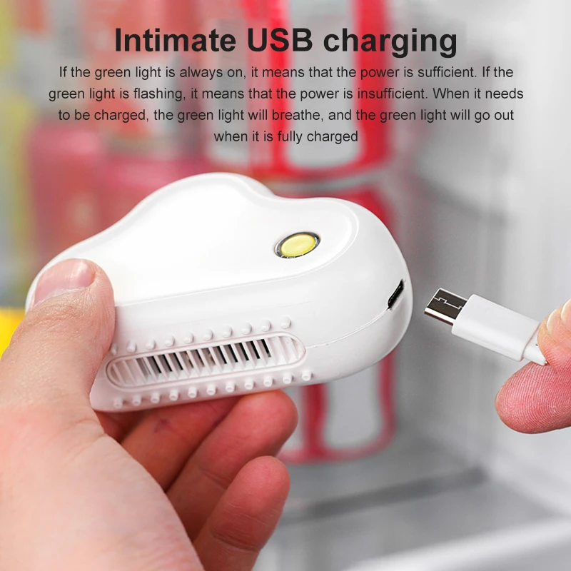 

Ozone Generator Mini Air Purifier Ozonizer Car Humidifier Deodorizer Fridge Purification For Refrigerator Deodorizer Home Toile