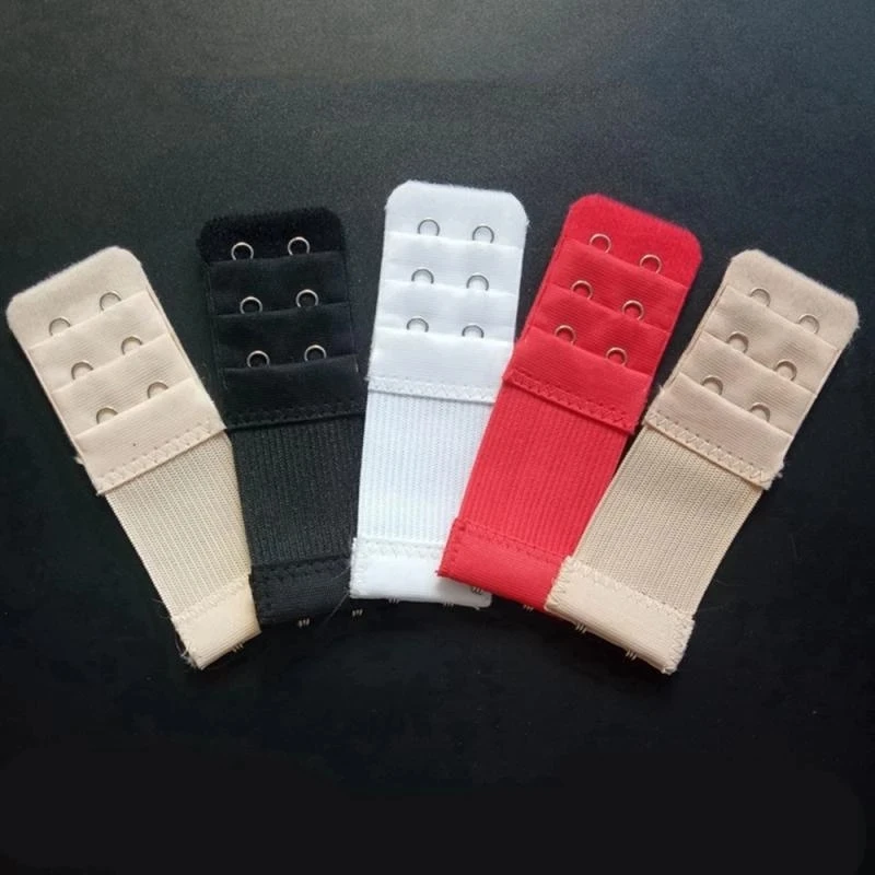 

5pcs/set Lady 3 Rows 2 Hook Bra Extender Soft Extension Strap Underwear Belt Adding Women's Intimates Accessories Underwear