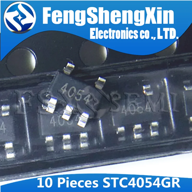 10PCS STC4054GR SOT23-5 STC4054 SOT23 battery management IC